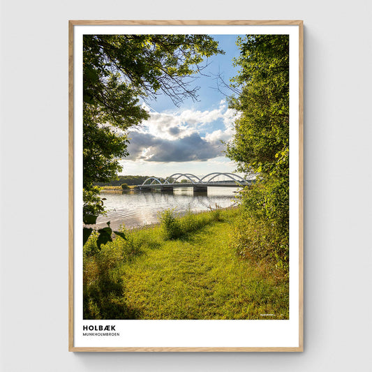 Munkholmbroen gennem træerne II