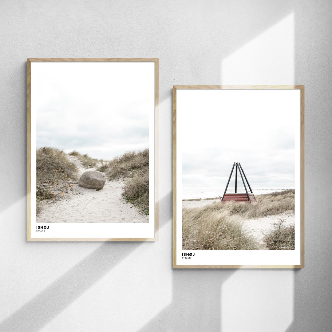 Plakatset: Am Strand