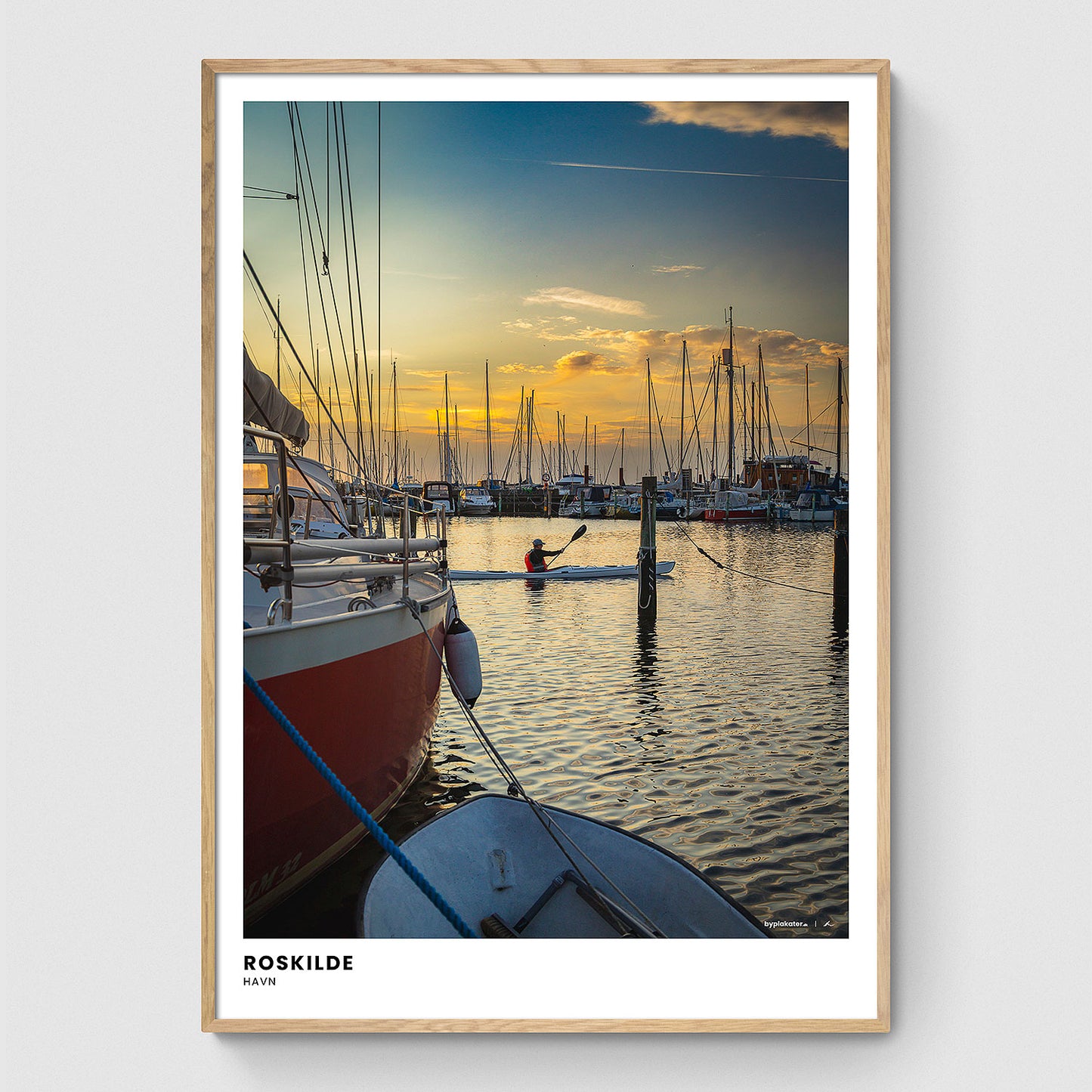 Kajak i Roskilde Havn