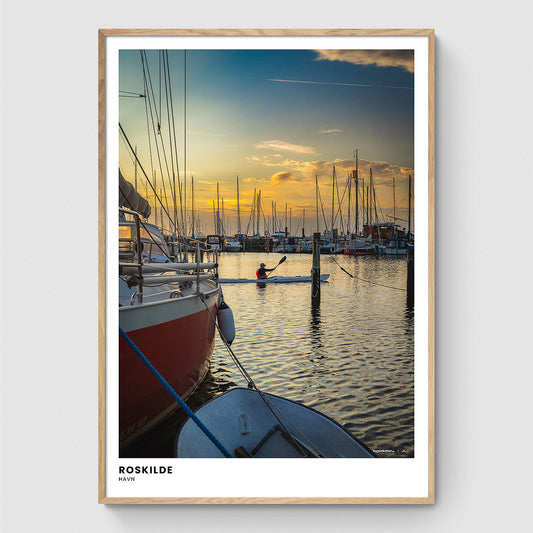 Kajak i Roskilde Havn