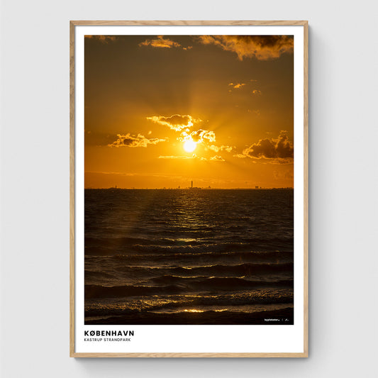 Solopgang ved Kastrup Strandpark
