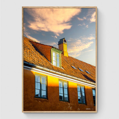 Solnedgang over Nyboder