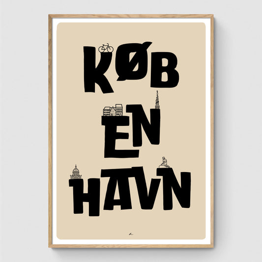 København tekst plakat I