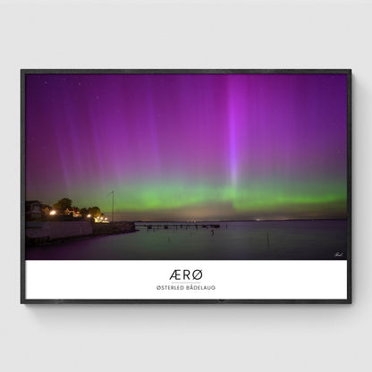 Nordlys over Østerled Bådelaug