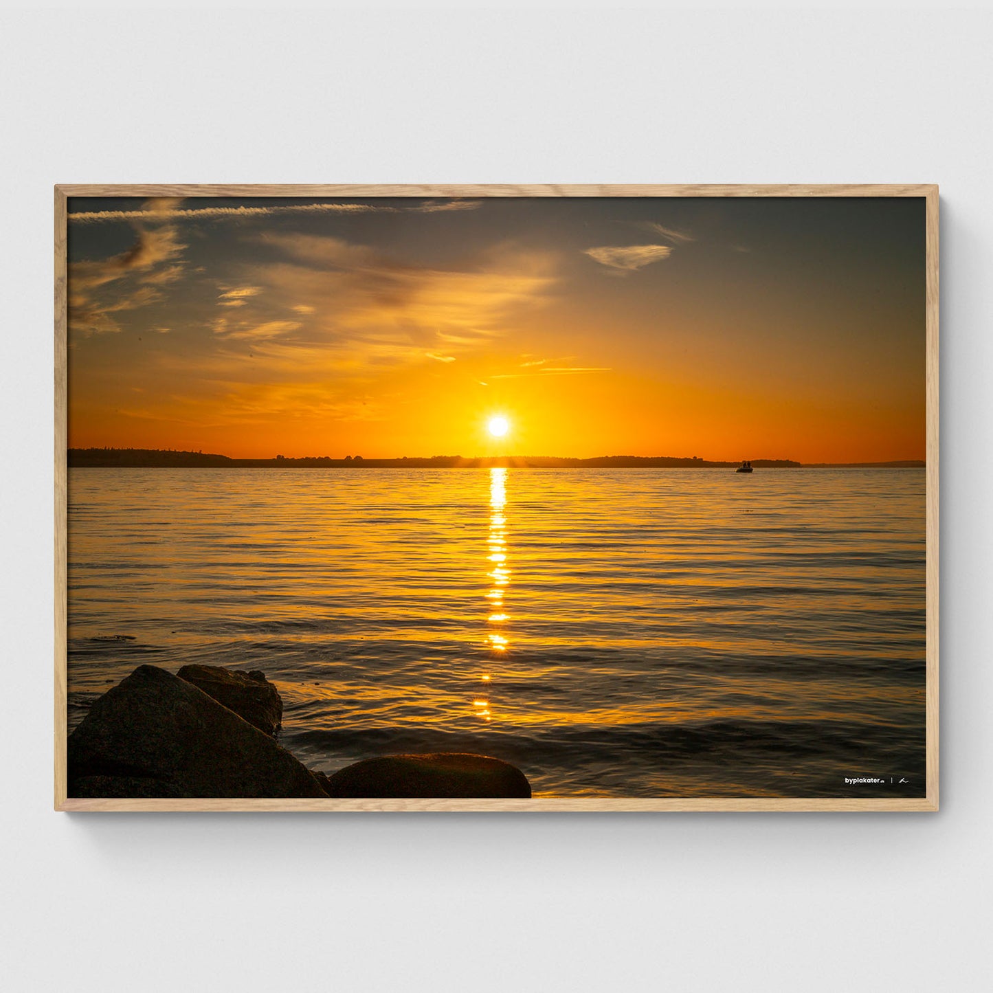 Solnedgang over Roskilde Fjord