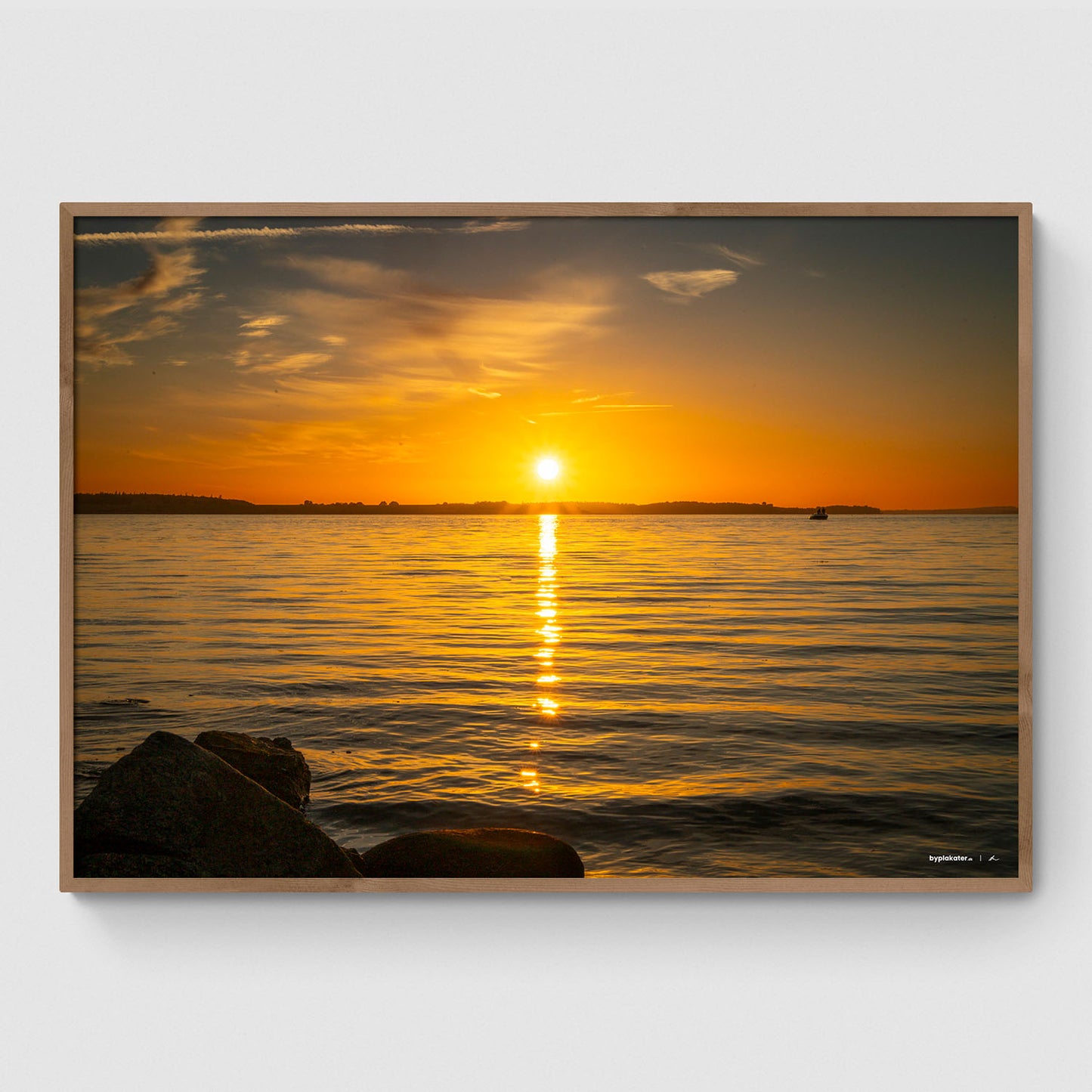 Solnedgang over Roskilde Fjord