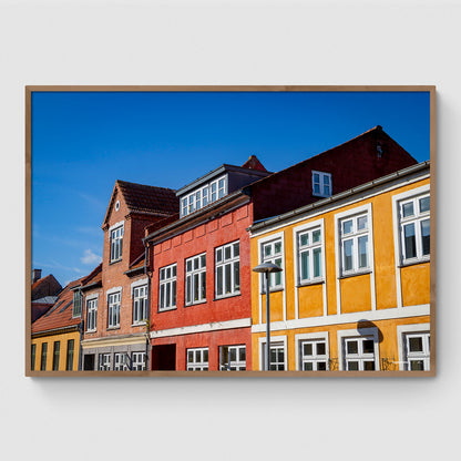 Charmante alte Häuser in Præstø