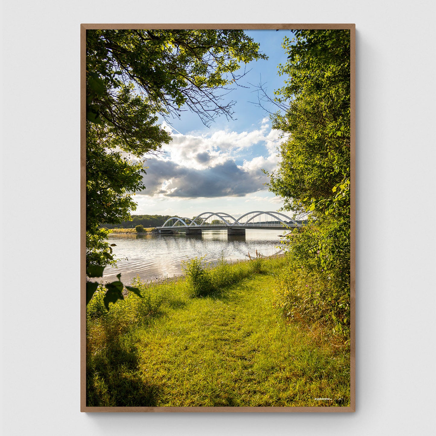 Munkholmbroen gennem træerne II