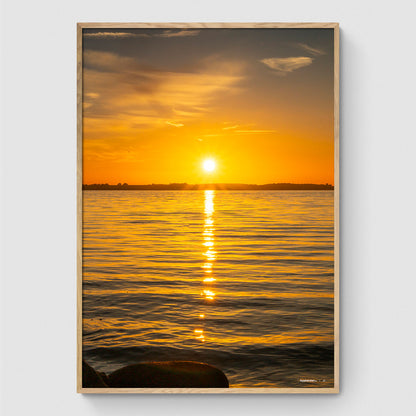 Solnedgang over Roskilde Fjord II