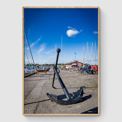 Anker im Hafen von Præstø