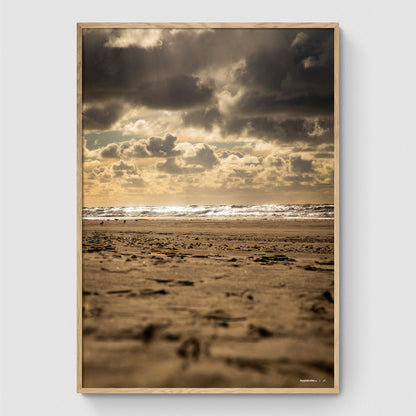 Solnedgang over Vejers Strand