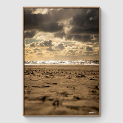 Solnedgang over Vejers Strand