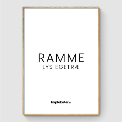 Ramme - Lys egetræ