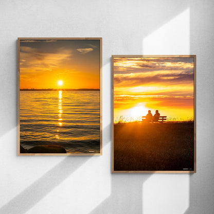 Plakatsæt: Solnedgang