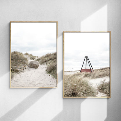 Plakatsæt: Ved stranden