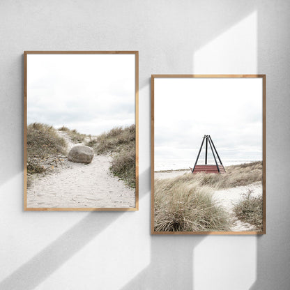 Plakatsæt: Ved stranden