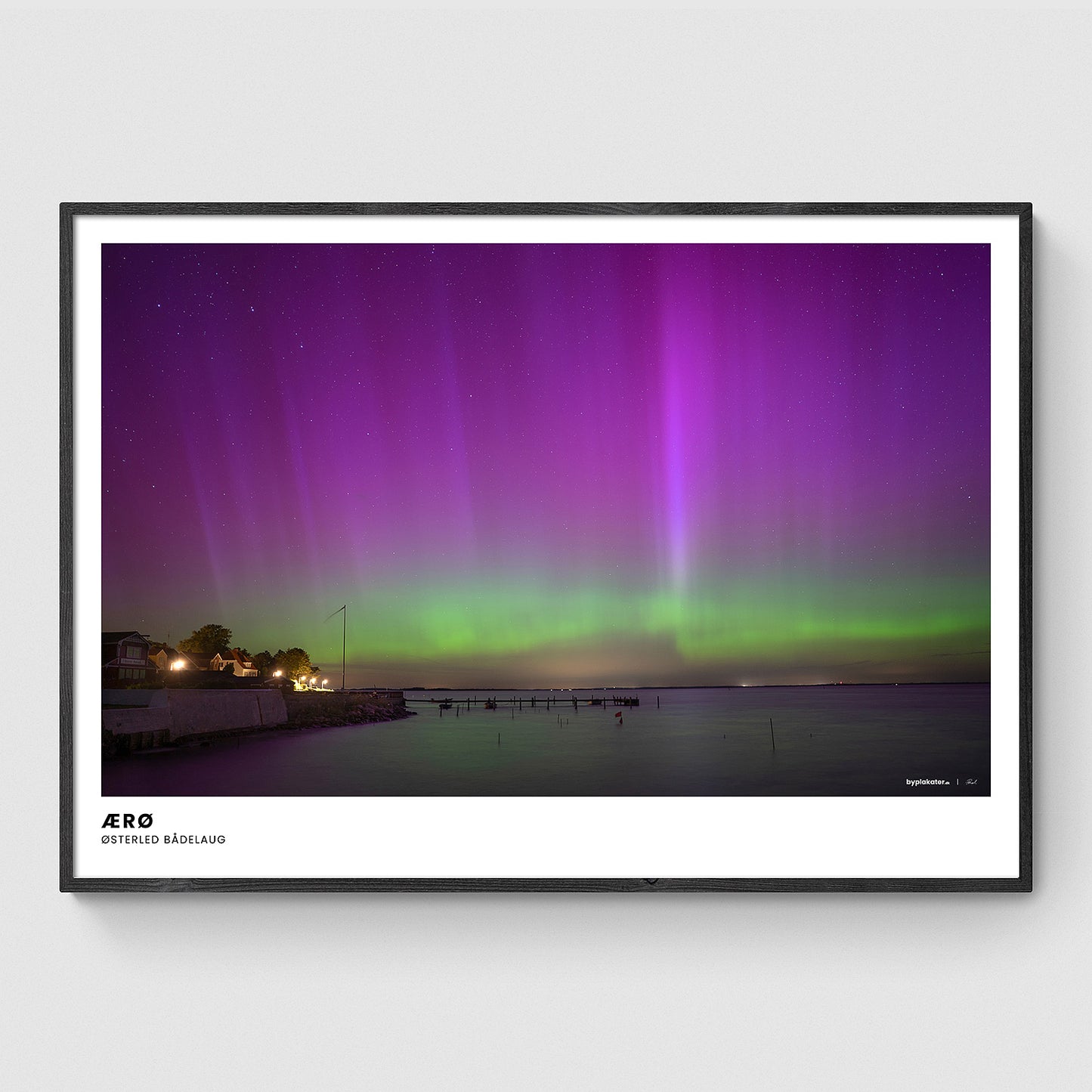 Nordlys over Østerled Bådelaug