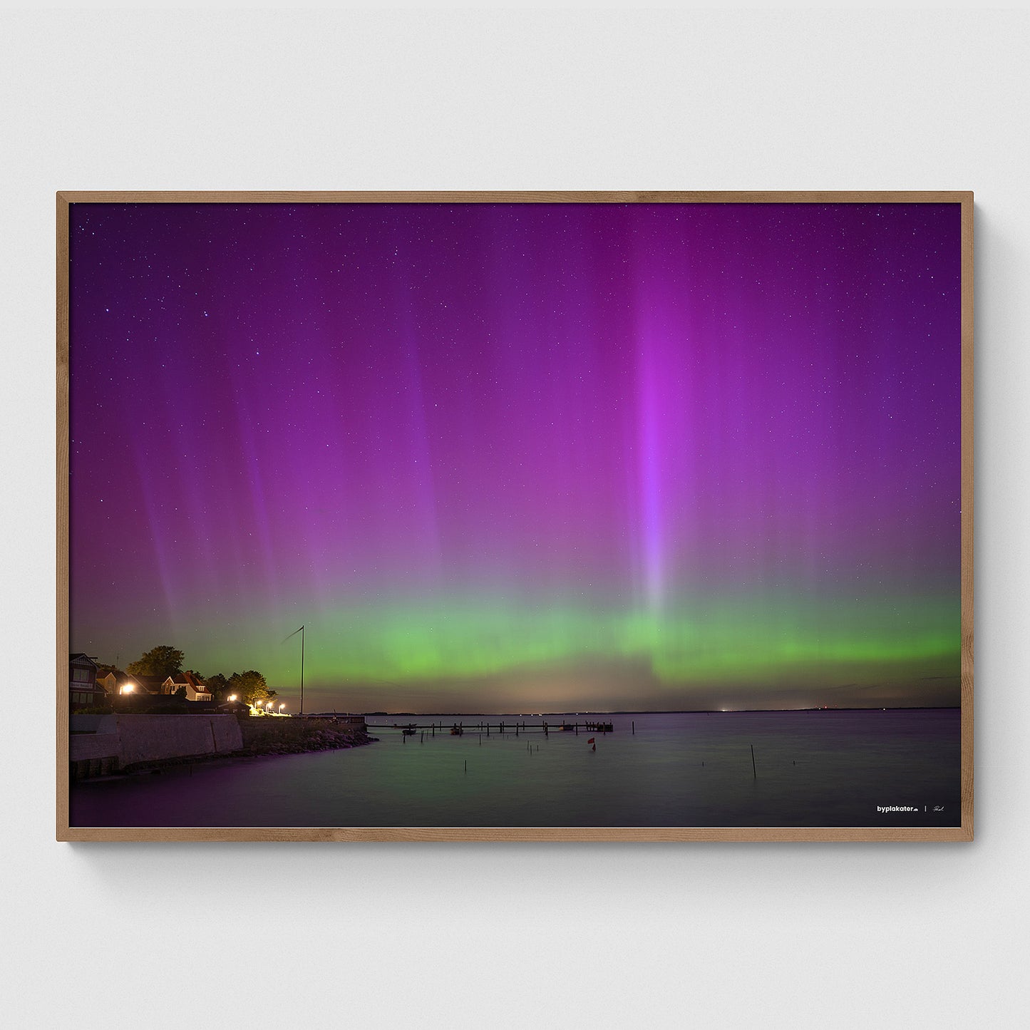 Nordlys over Østerled Bådelaug