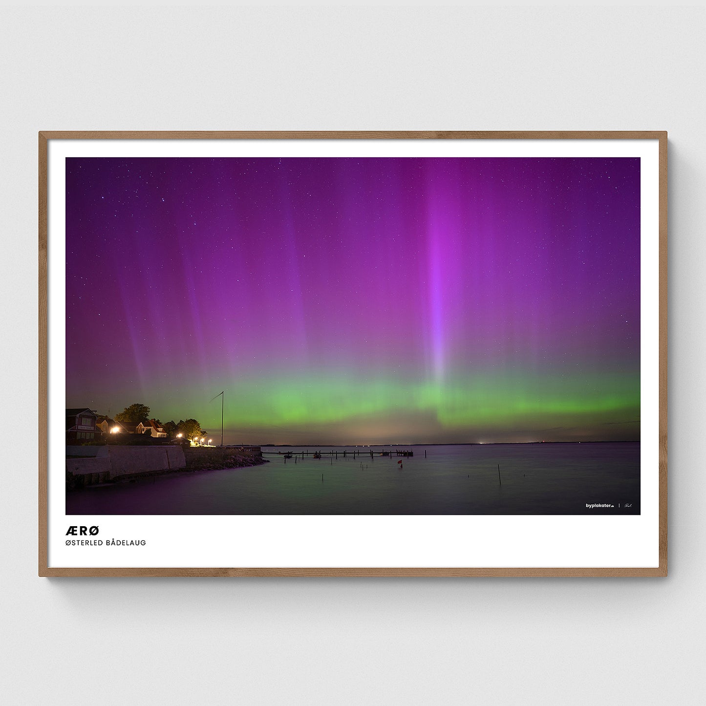 Nordlys over Østerled Bådelaug