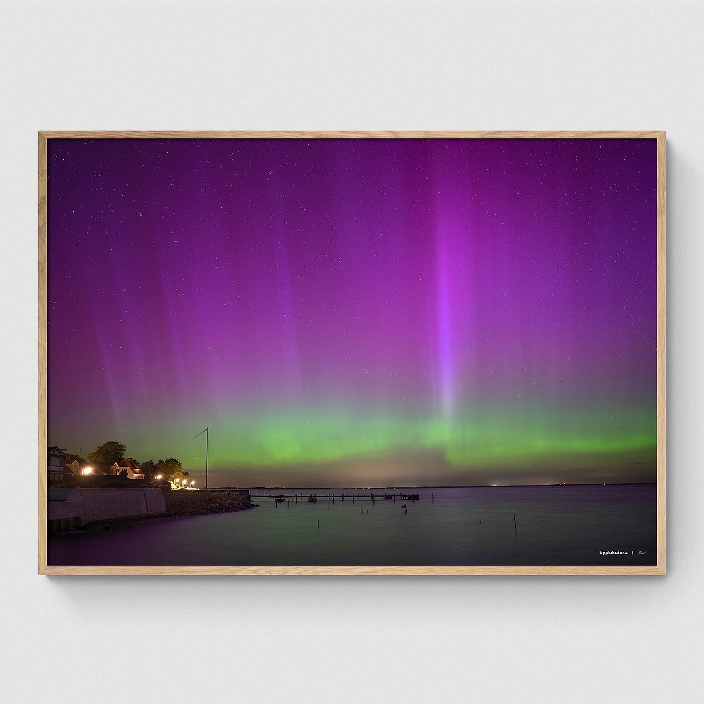 Nordlys over Østerled Bådelaug