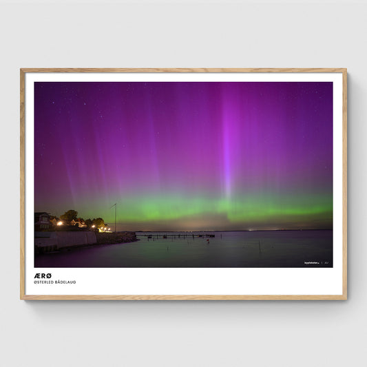 Nordlys over Østerled Bådelaug