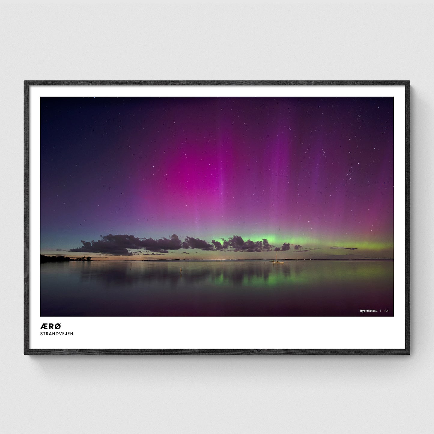 Nordlys over Strandvejen