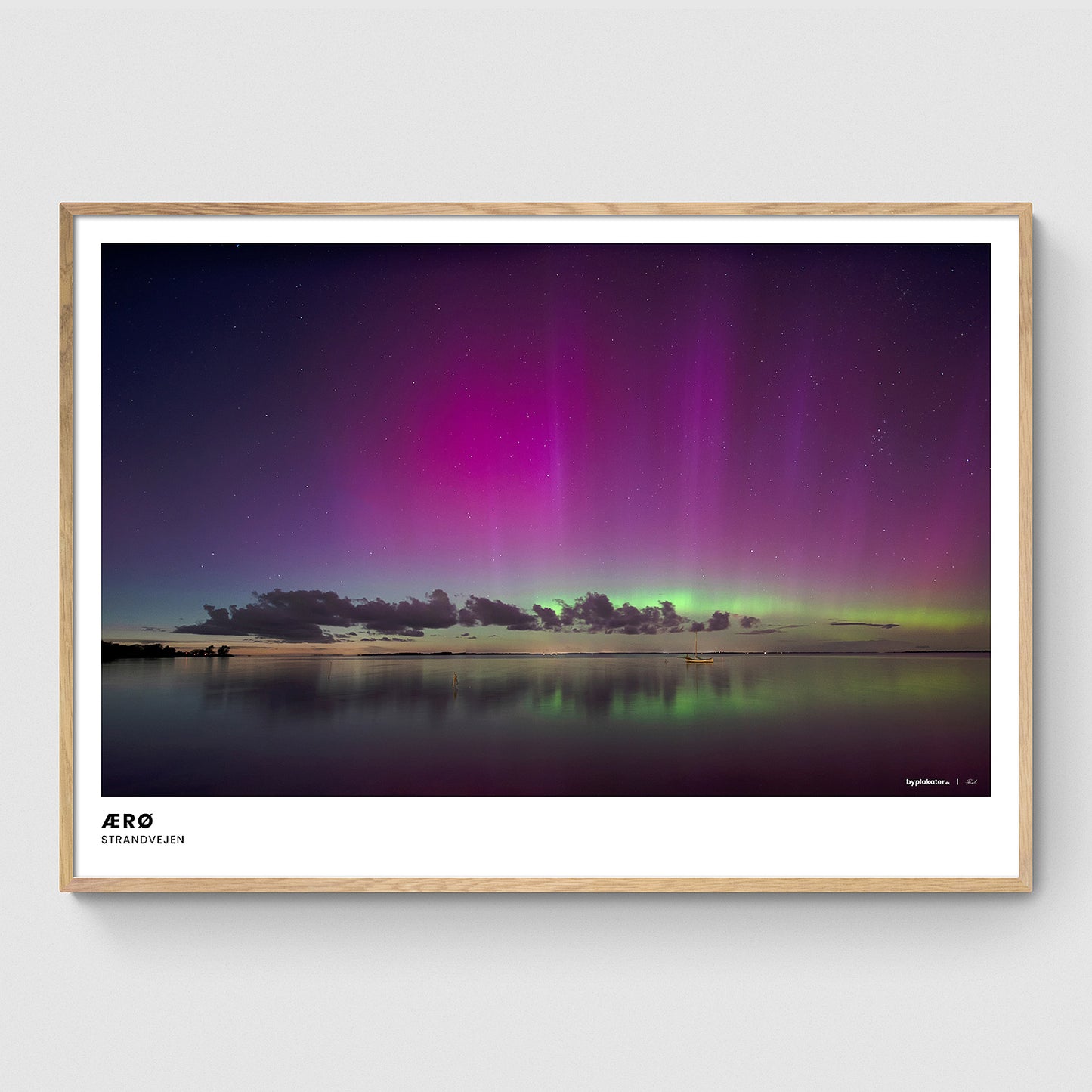 Nordlys over Strandvejen