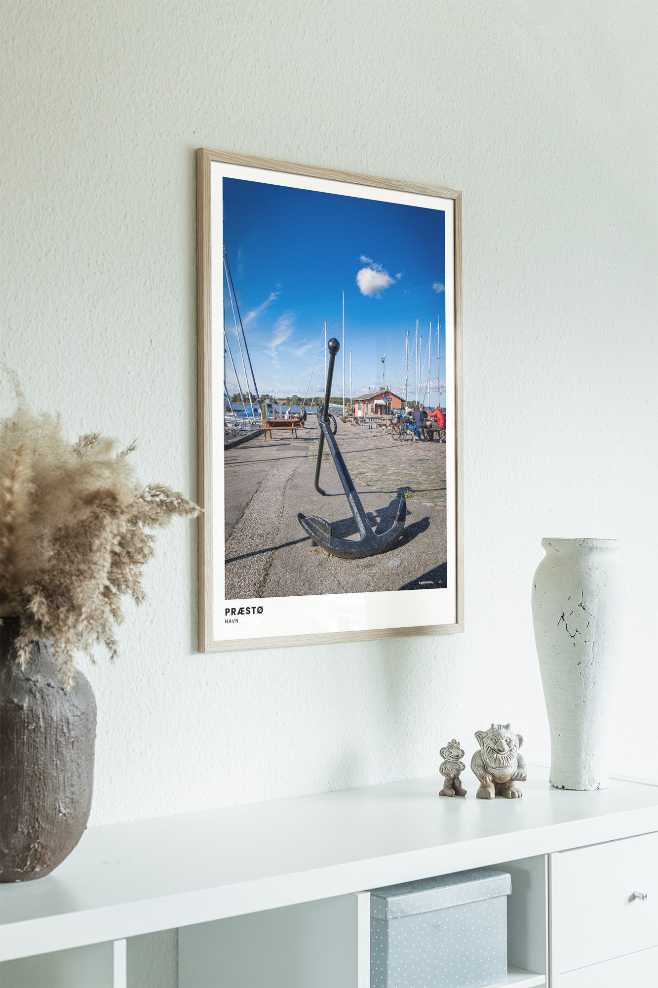 Anker im Hafen von Præstø