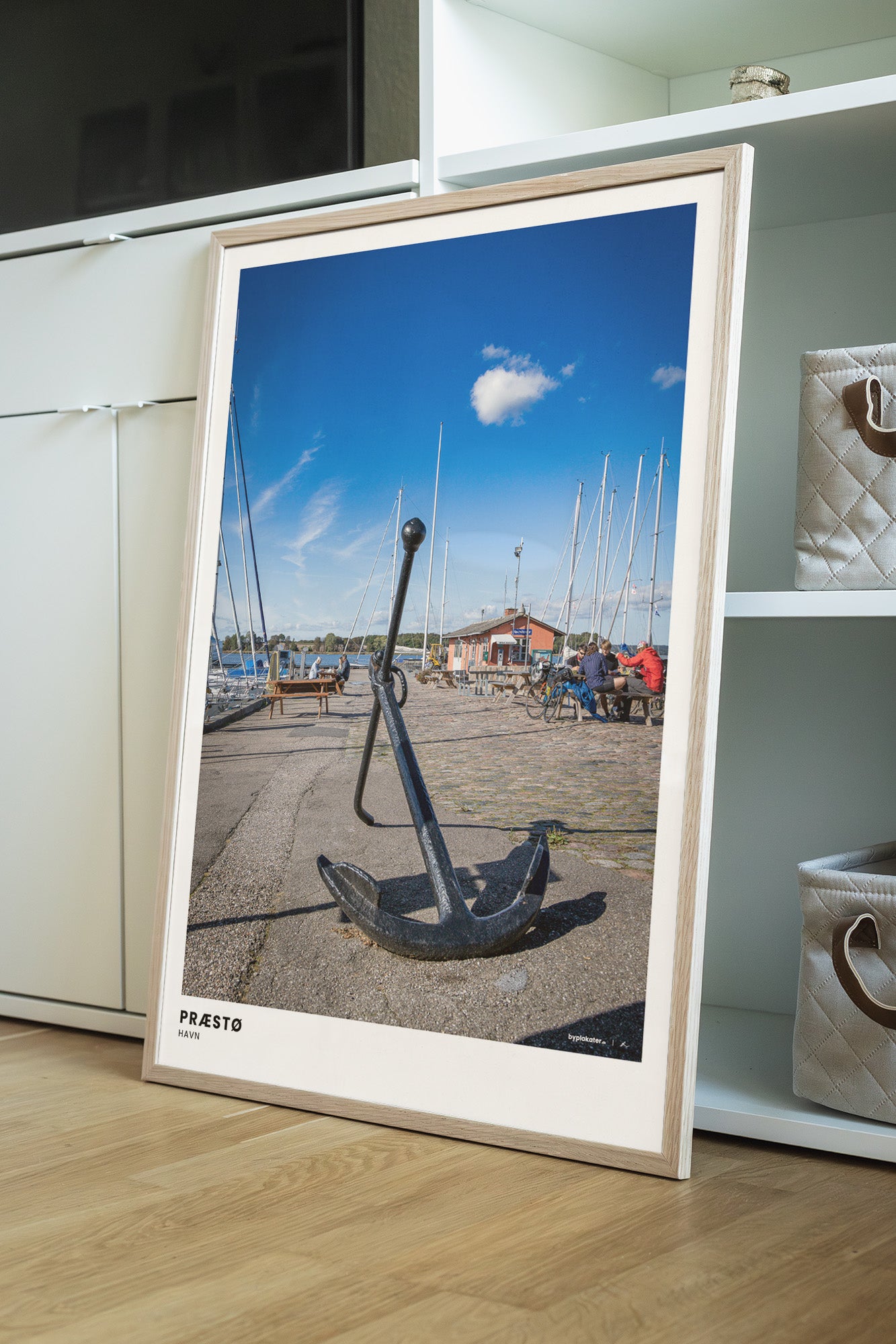 Anker im Hafen von Præstø