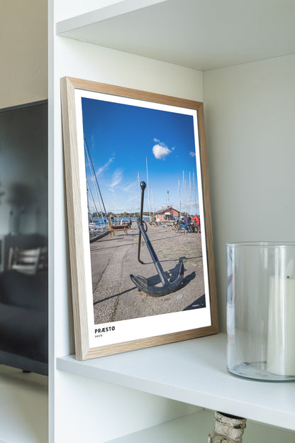 Anker im Hafen von Præstø