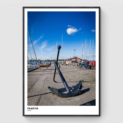 Anker im Hafen von Præstø