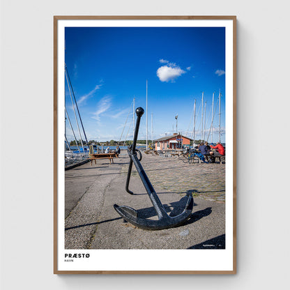 Anker im Hafen von Præstø