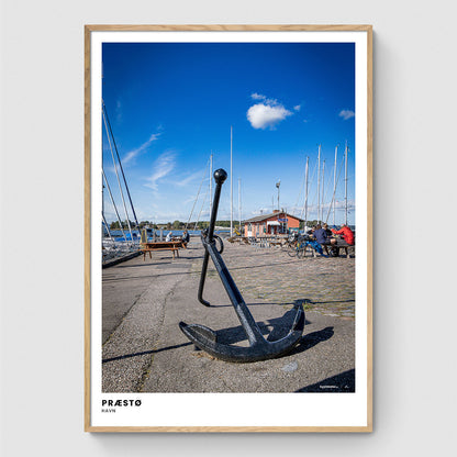 Anker im Hafen von Præstø