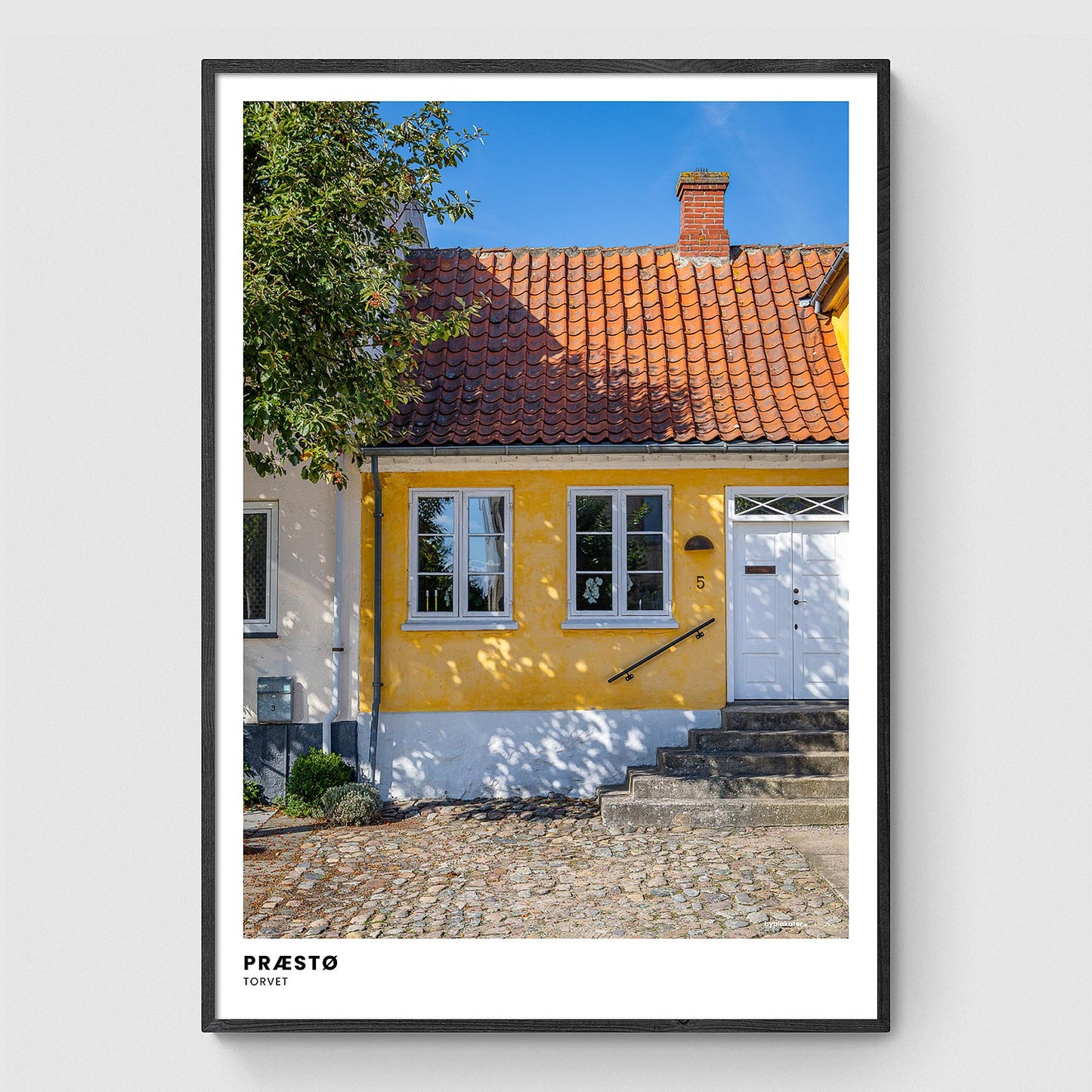 Gult hus på Præstø Torv