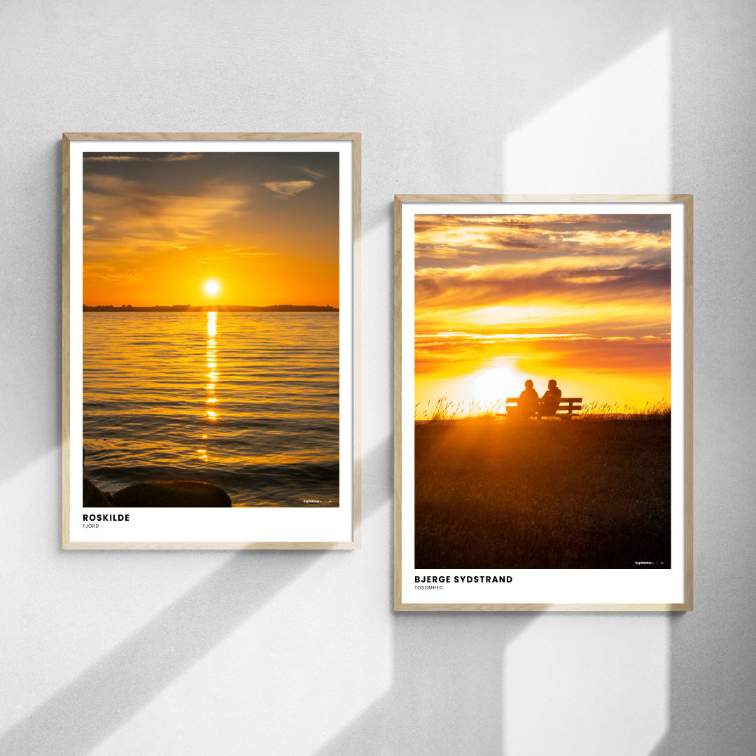 Plakatsæt: Solnedgang