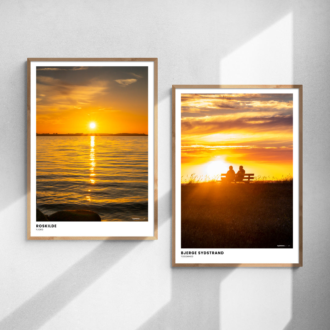 Plakatsæt: Solnedgang