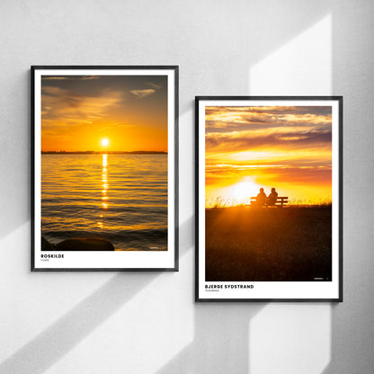 Plakatsæt: Solnedgang