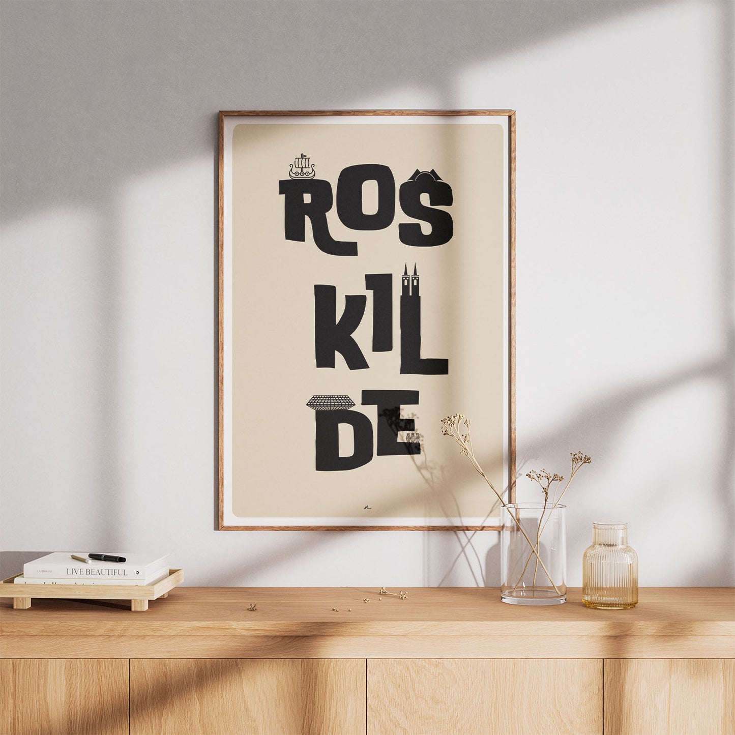 Roskilde tekst plakat I