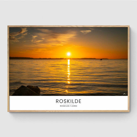 Solnedgang over Roskilde Fjord