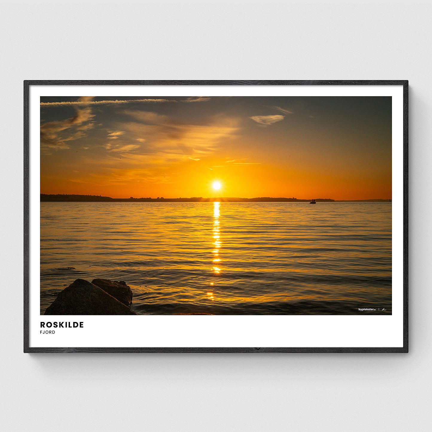 Solnedgang over Roskilde Fjord