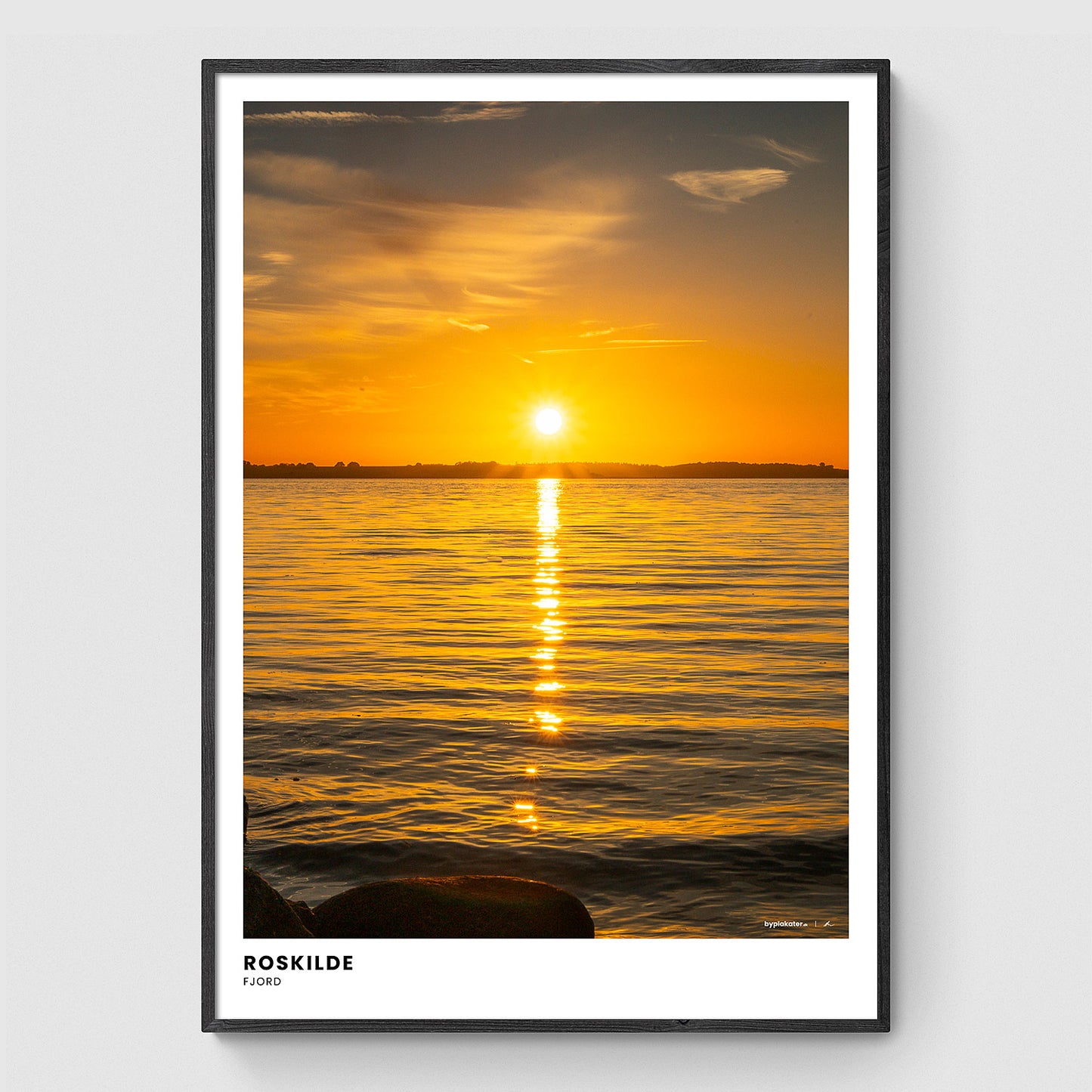 Solnedgang over Roskilde Fjord II