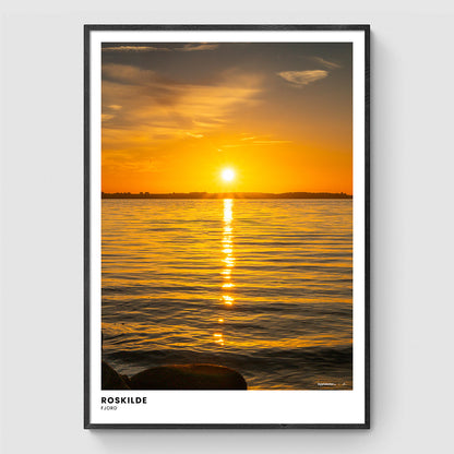 Solnedgang over Roskilde Fjord II