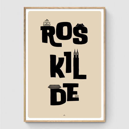 Roskilde tekst plakat I