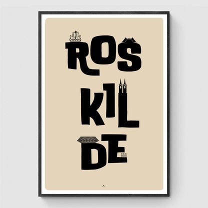 Roskilde tekst plakat I