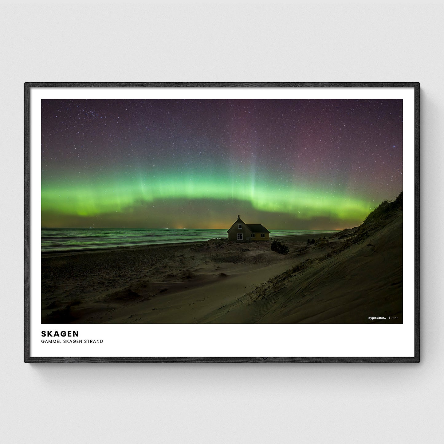 Nordlys over Gammel Skagen Strand
