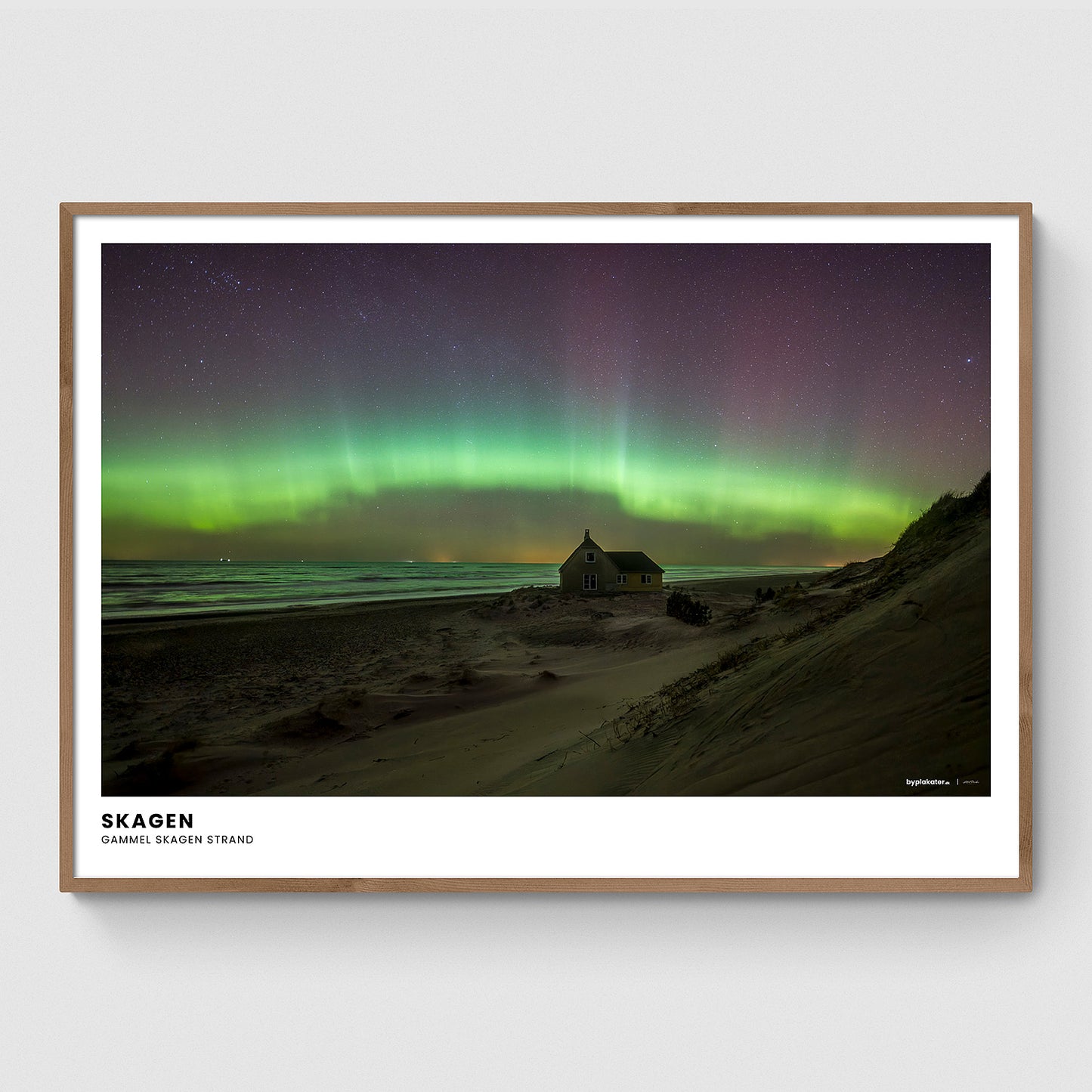Nordlys over Gammel Skagen Strand